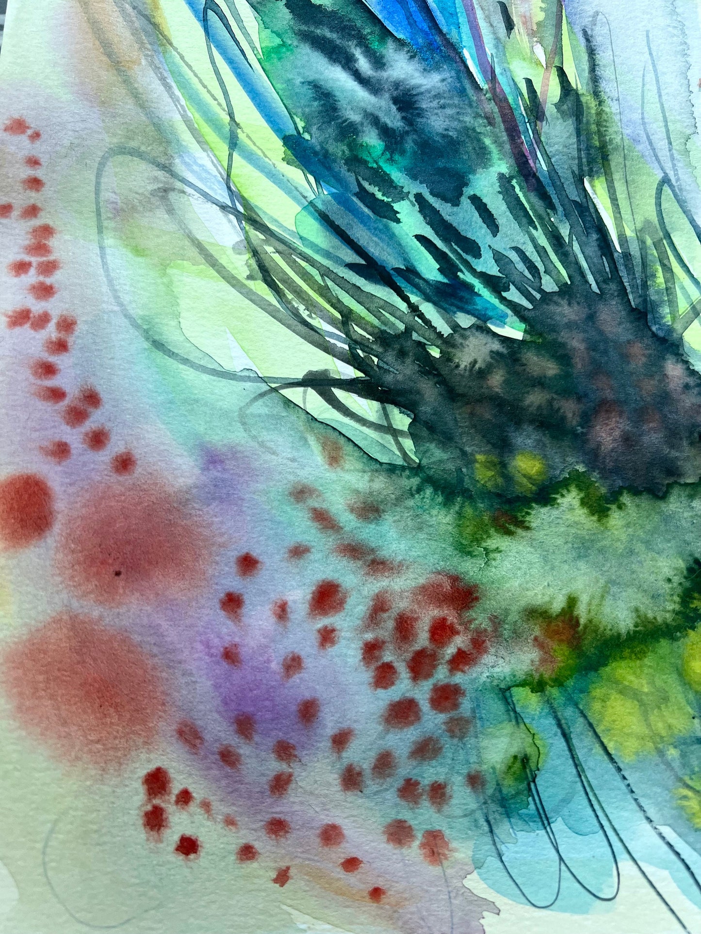 Original art 18x24 giclee print: To Become
