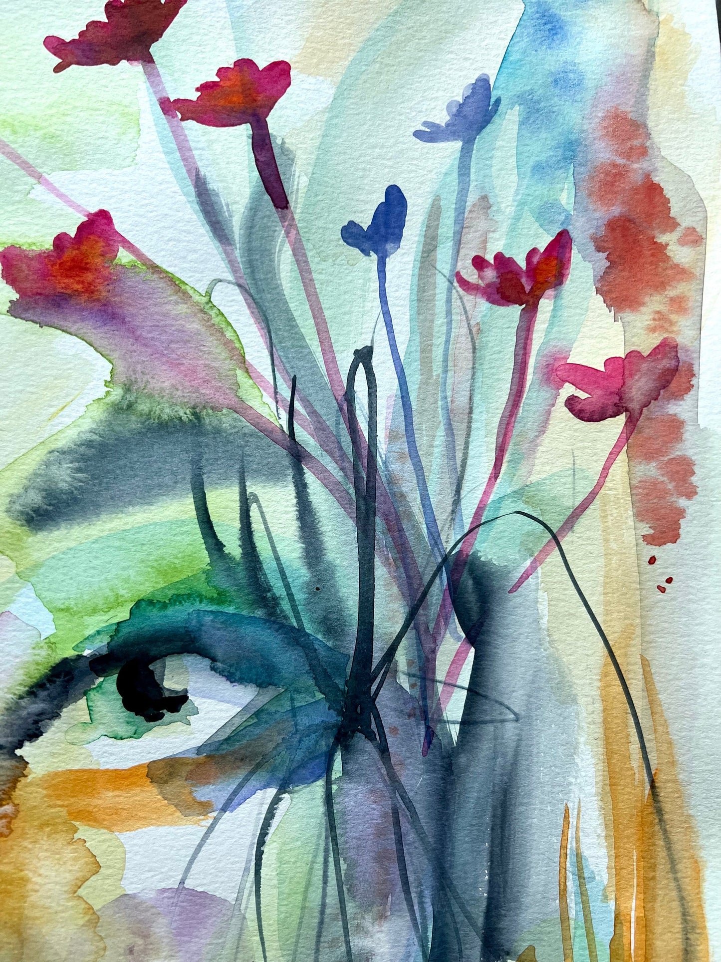 Original art 18x24 giclee print: To Become