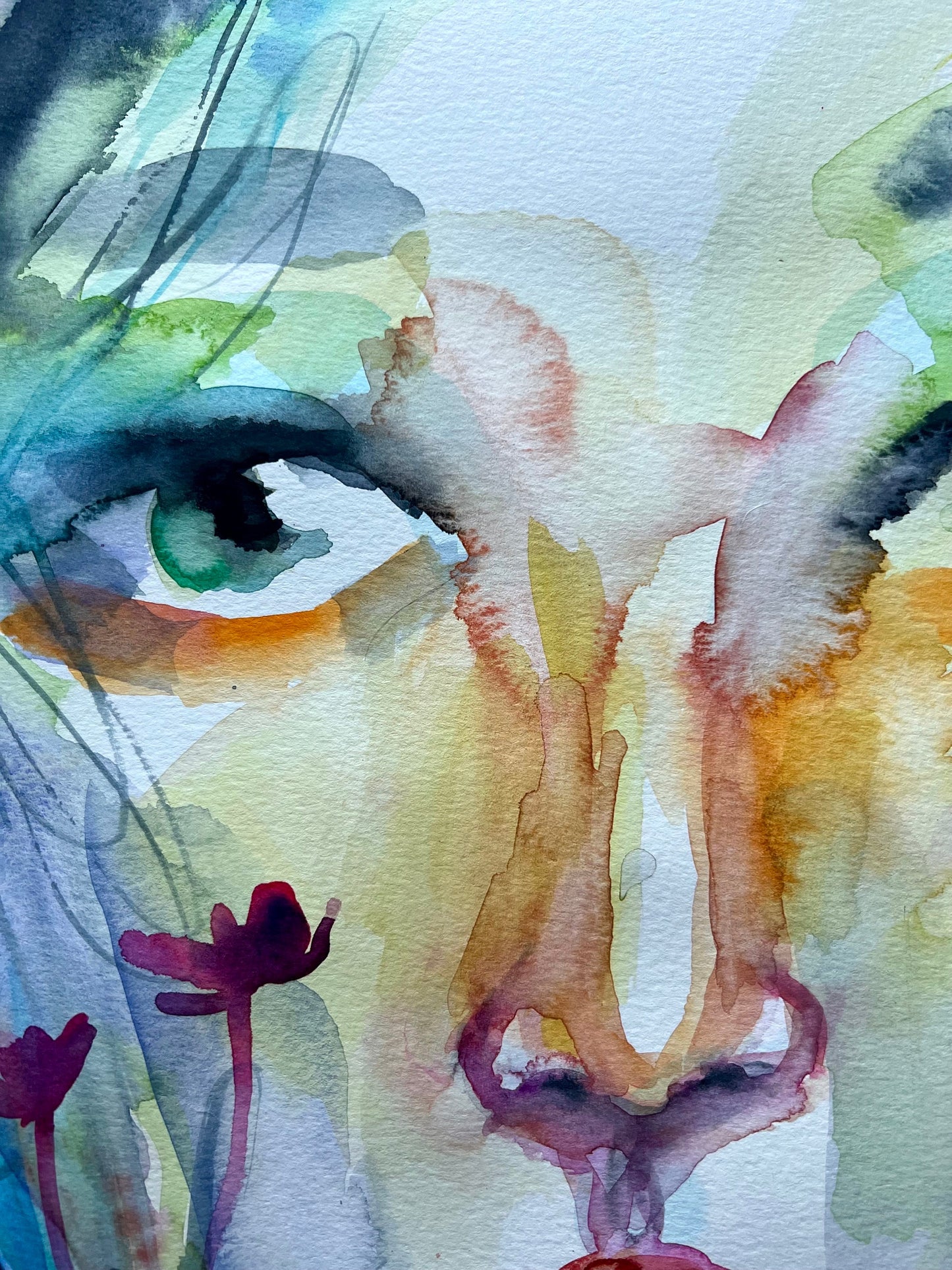 Original art 18x24 giclee print: To Become