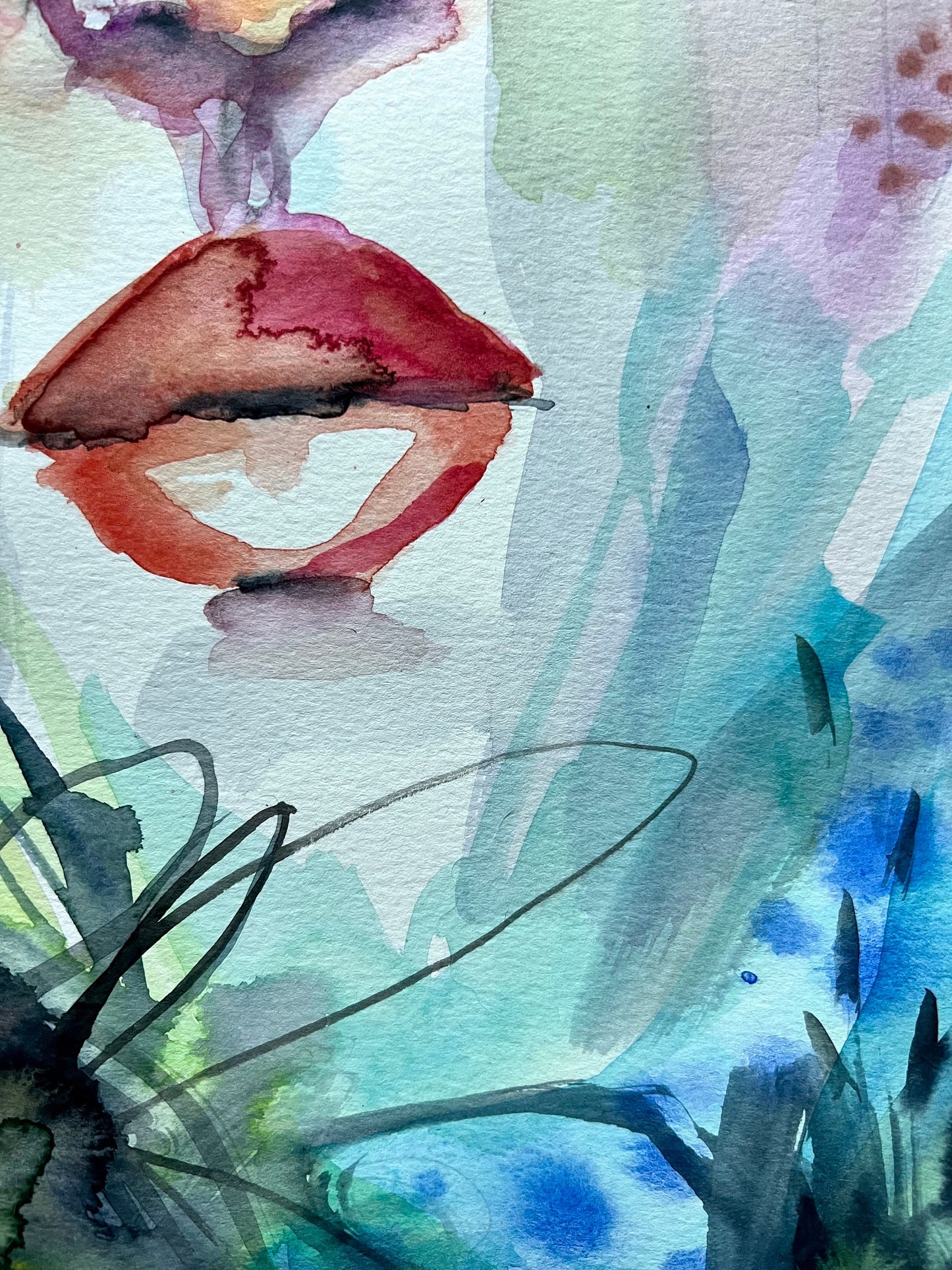 Original art 18x24 giclee print: To Become