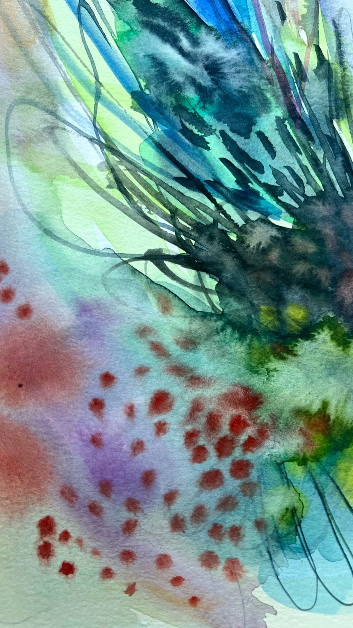 Original art 18x24 giclee print: To Become