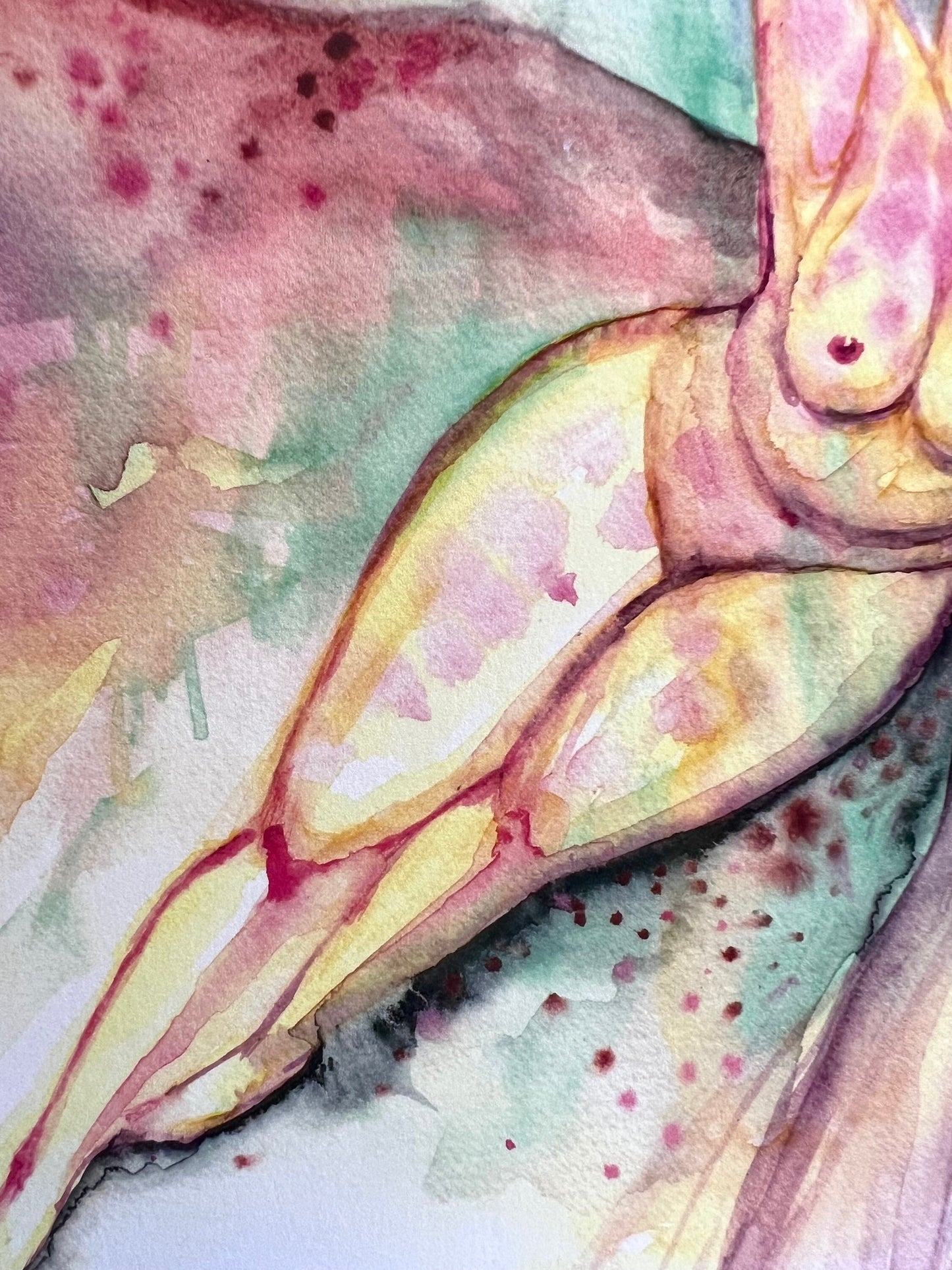 Original watercolor print: Soft Soul Gentle Heart
