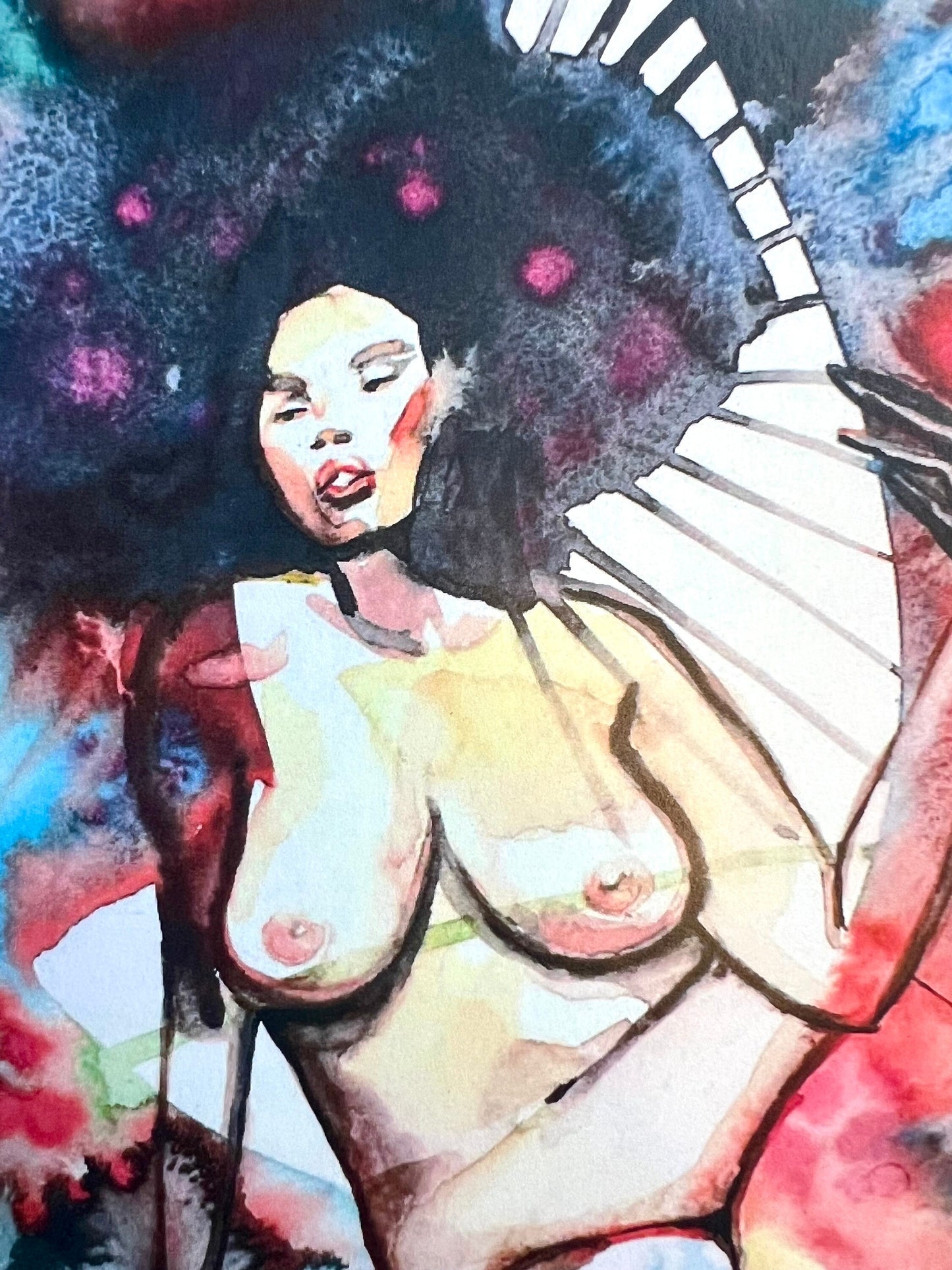Original watercolor print: The Vibrant Life