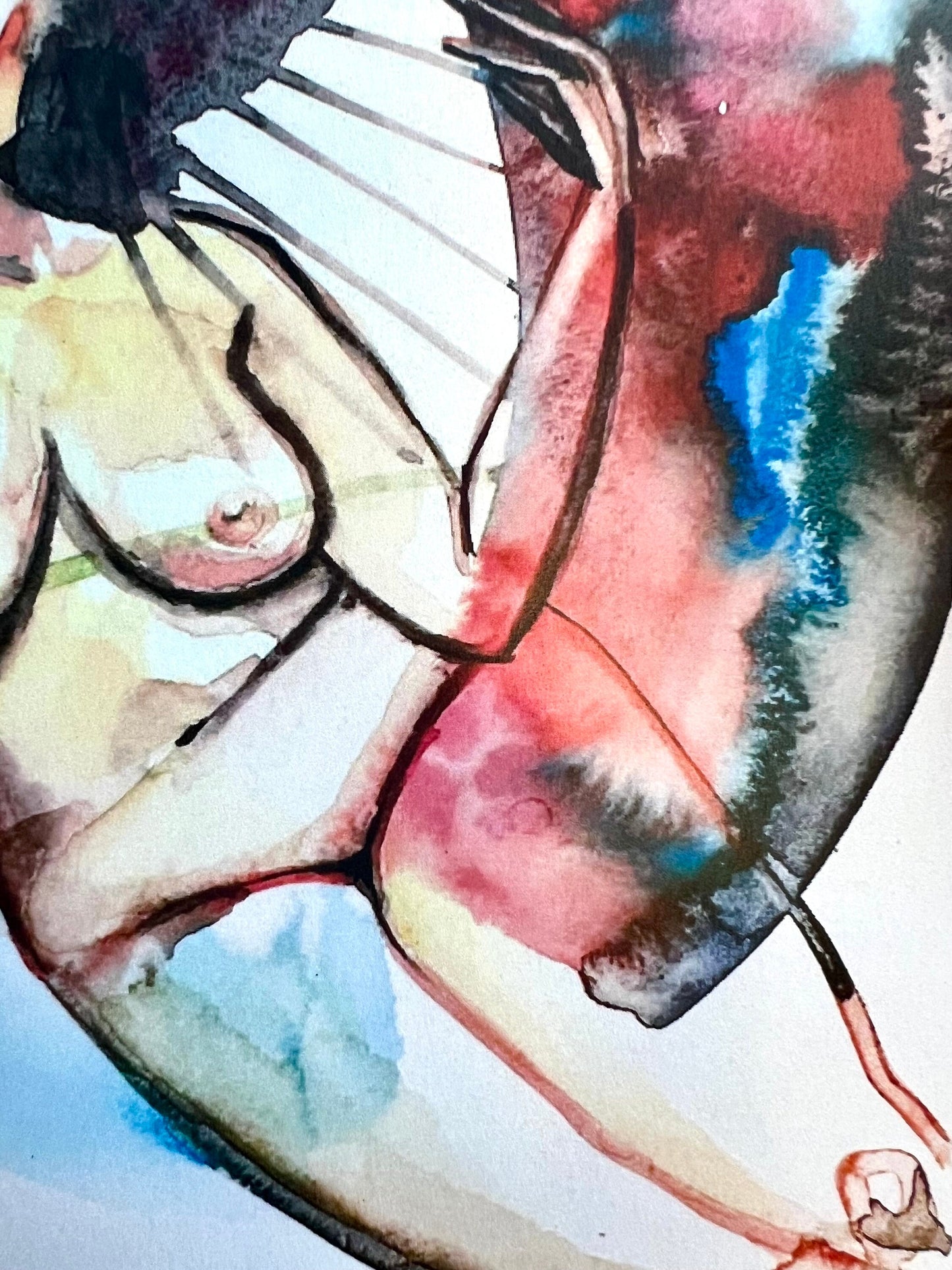 Original watercolor print: The Vibrant Life