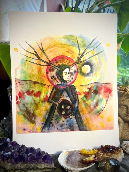 Original art print: Surival Mode 2