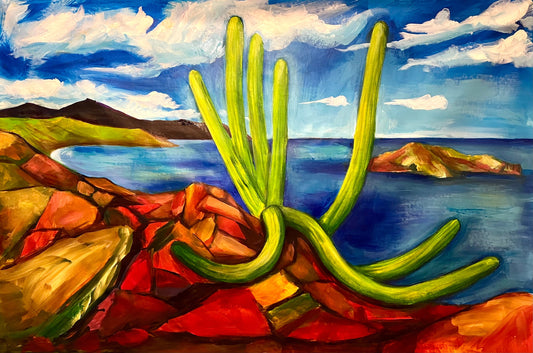 Original landscape painting: Baja Coast