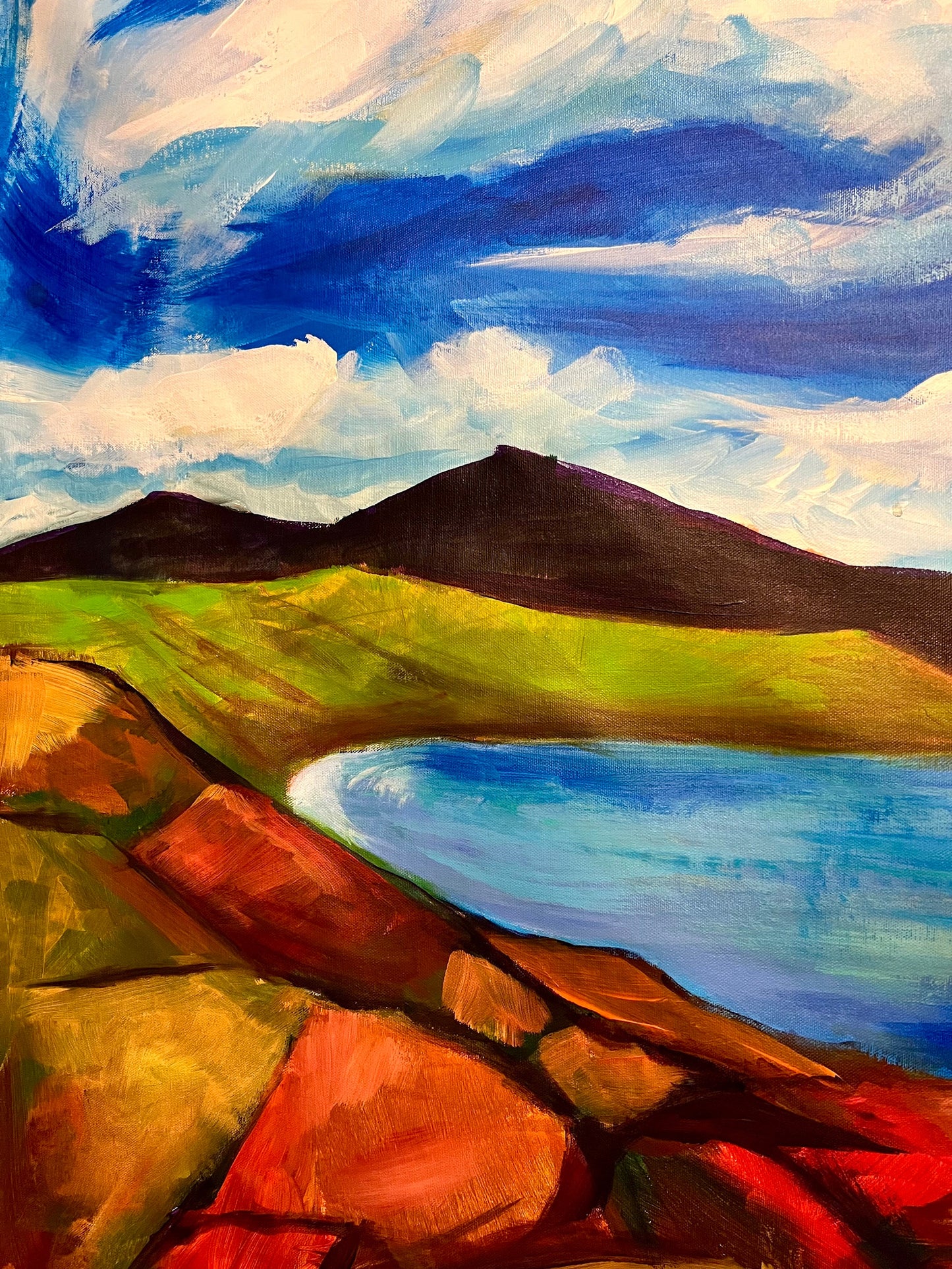 Original landscape painting: Baja Coast