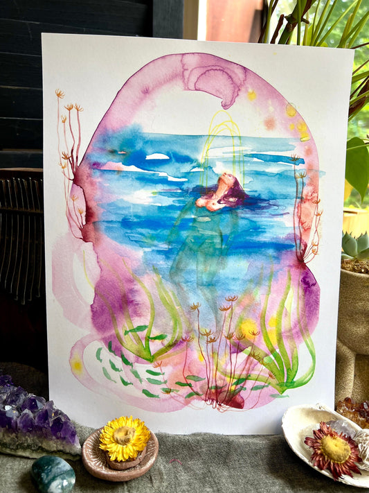 Original art print: The Lightness Of Being