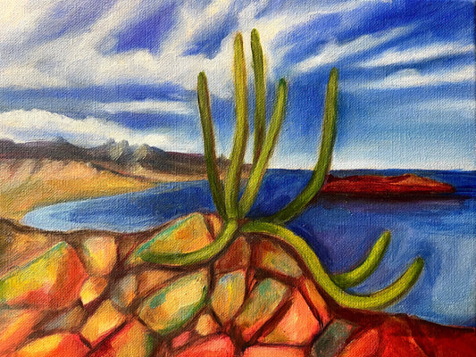 original oil painting: Earthly Edge