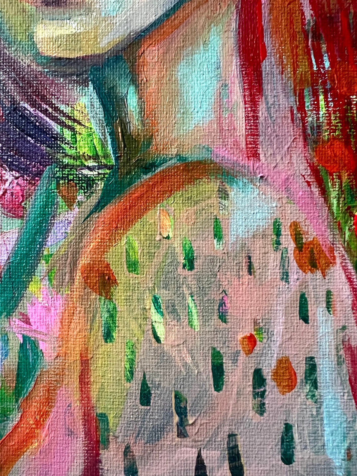 original acrylic painting: Reclaiming Safety