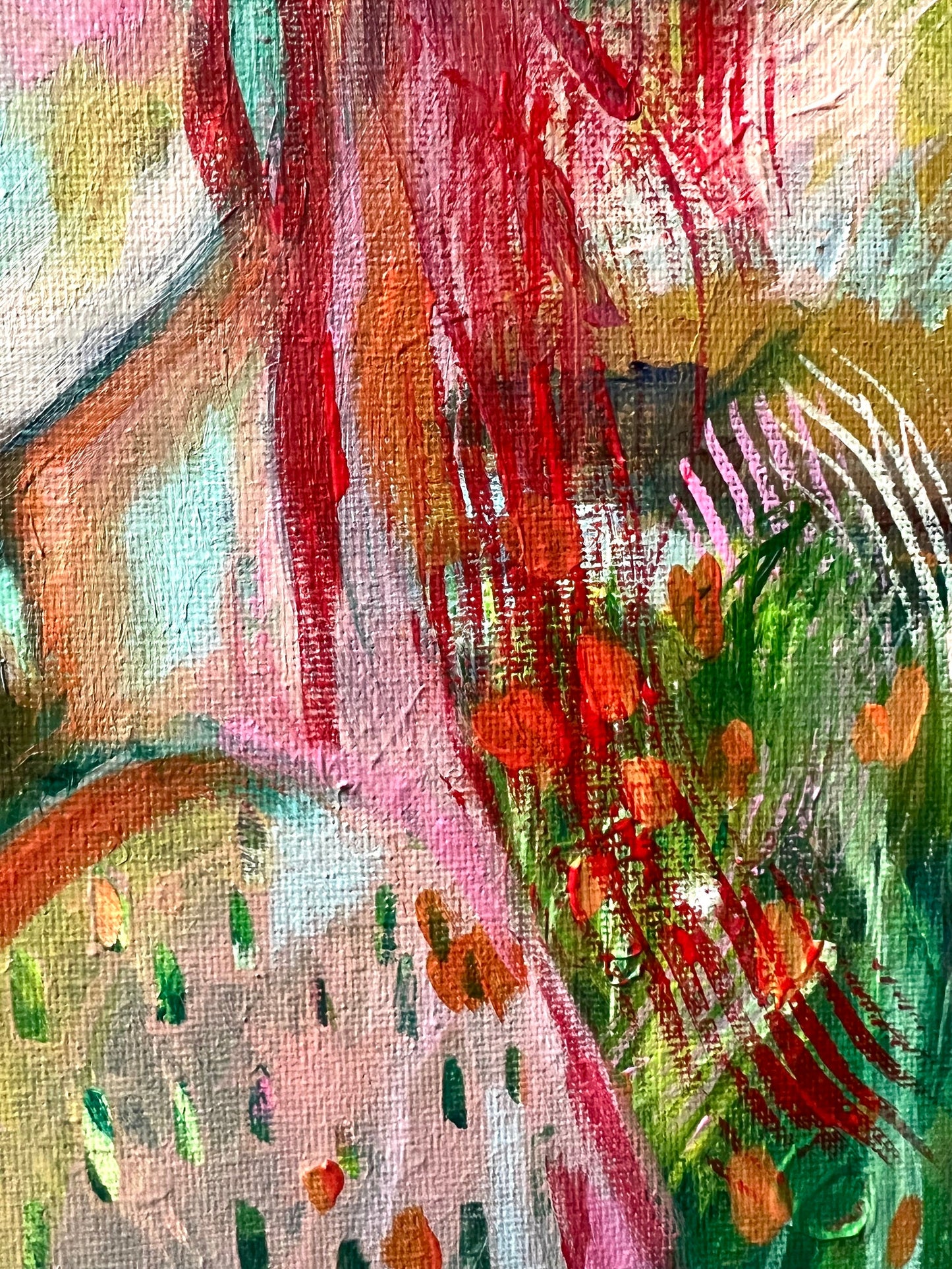 original acrylic painting: Reclaiming Safety