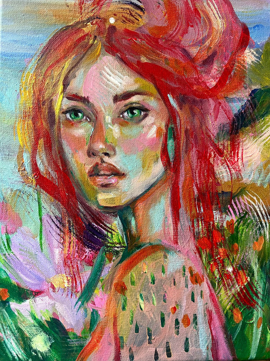original acrylic painting: Reclaiming Safety