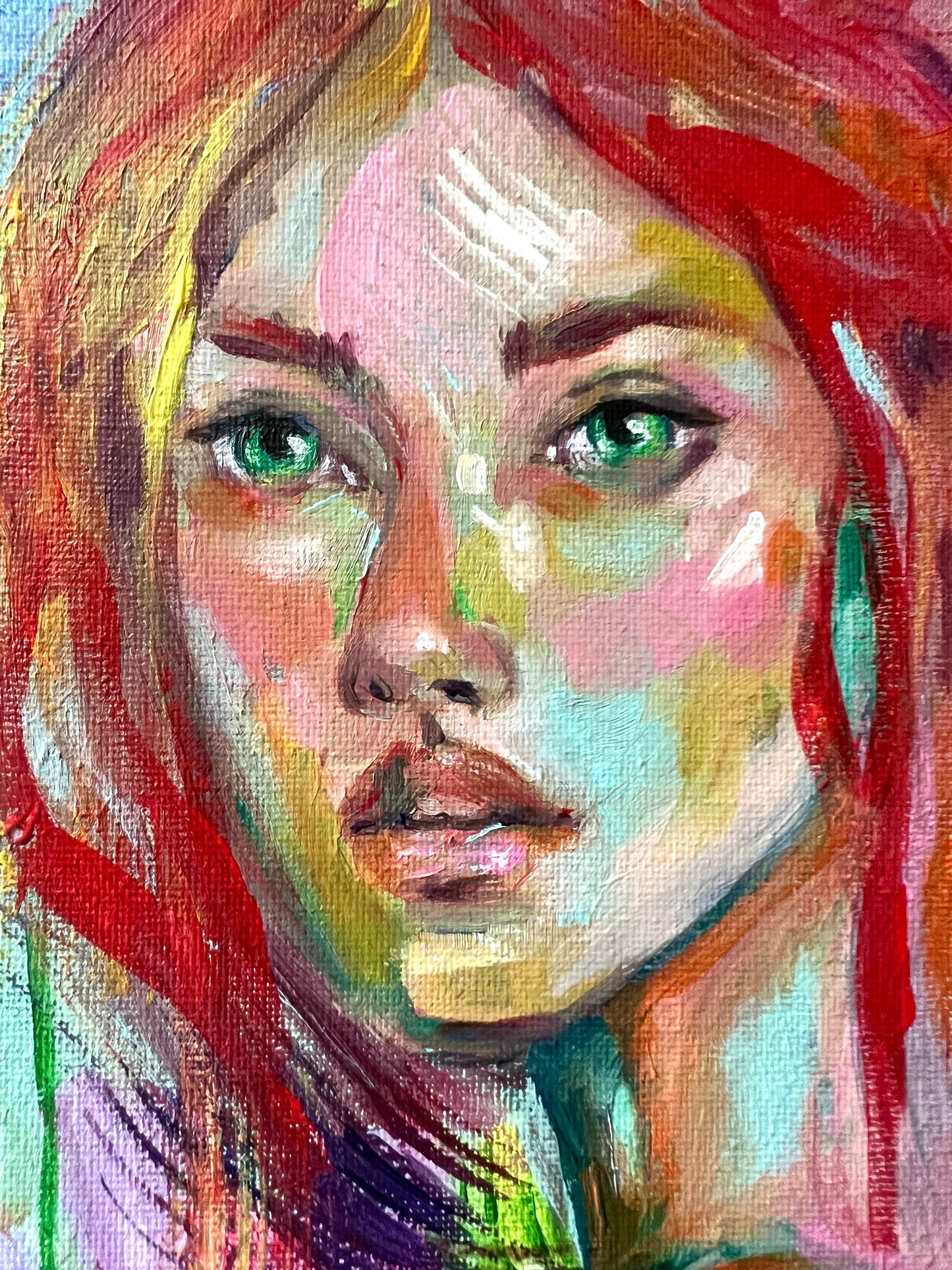 original acrylic painting: Reclaiming Safety