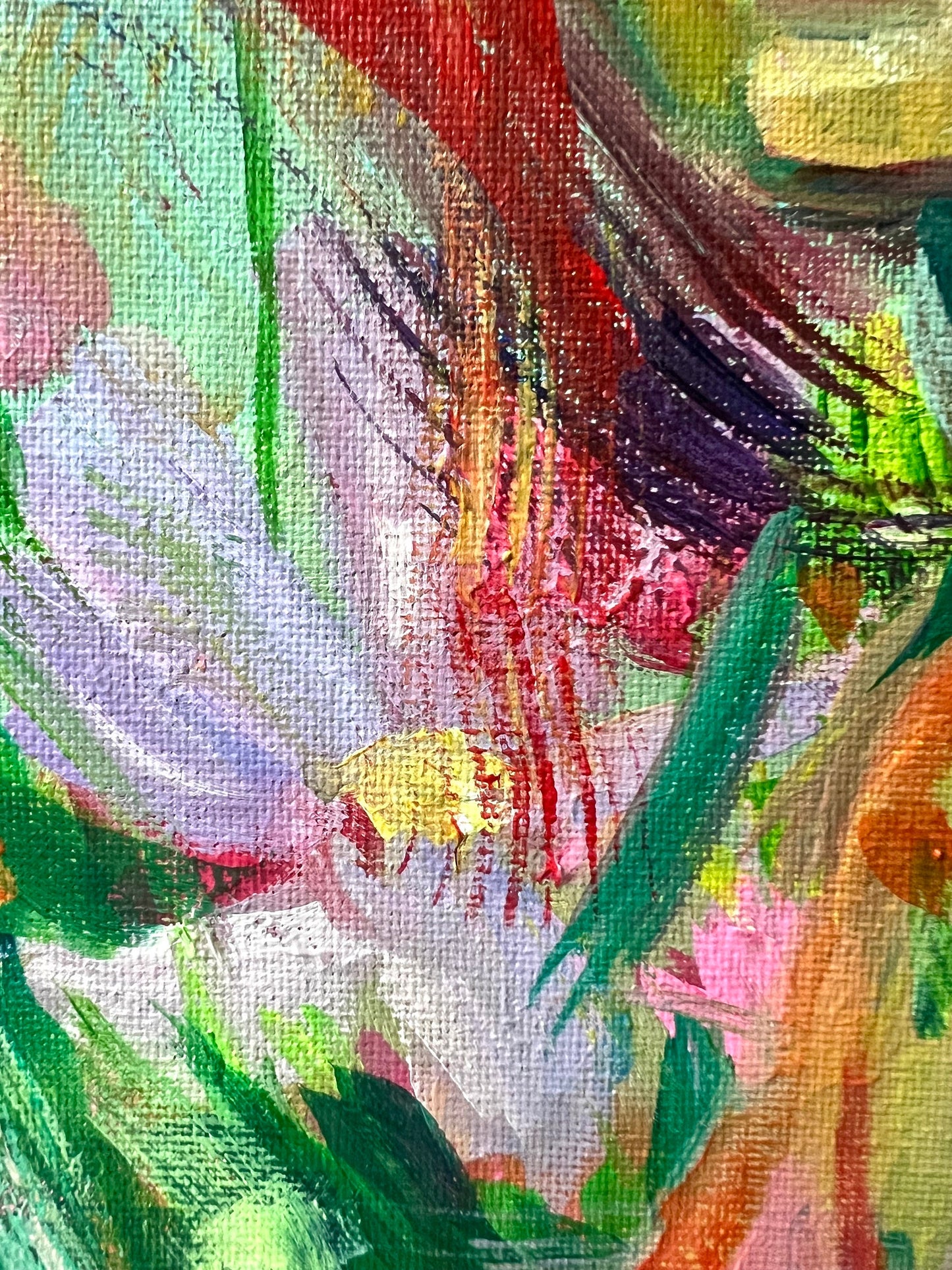 original acrylic painting: Reclaiming Safety