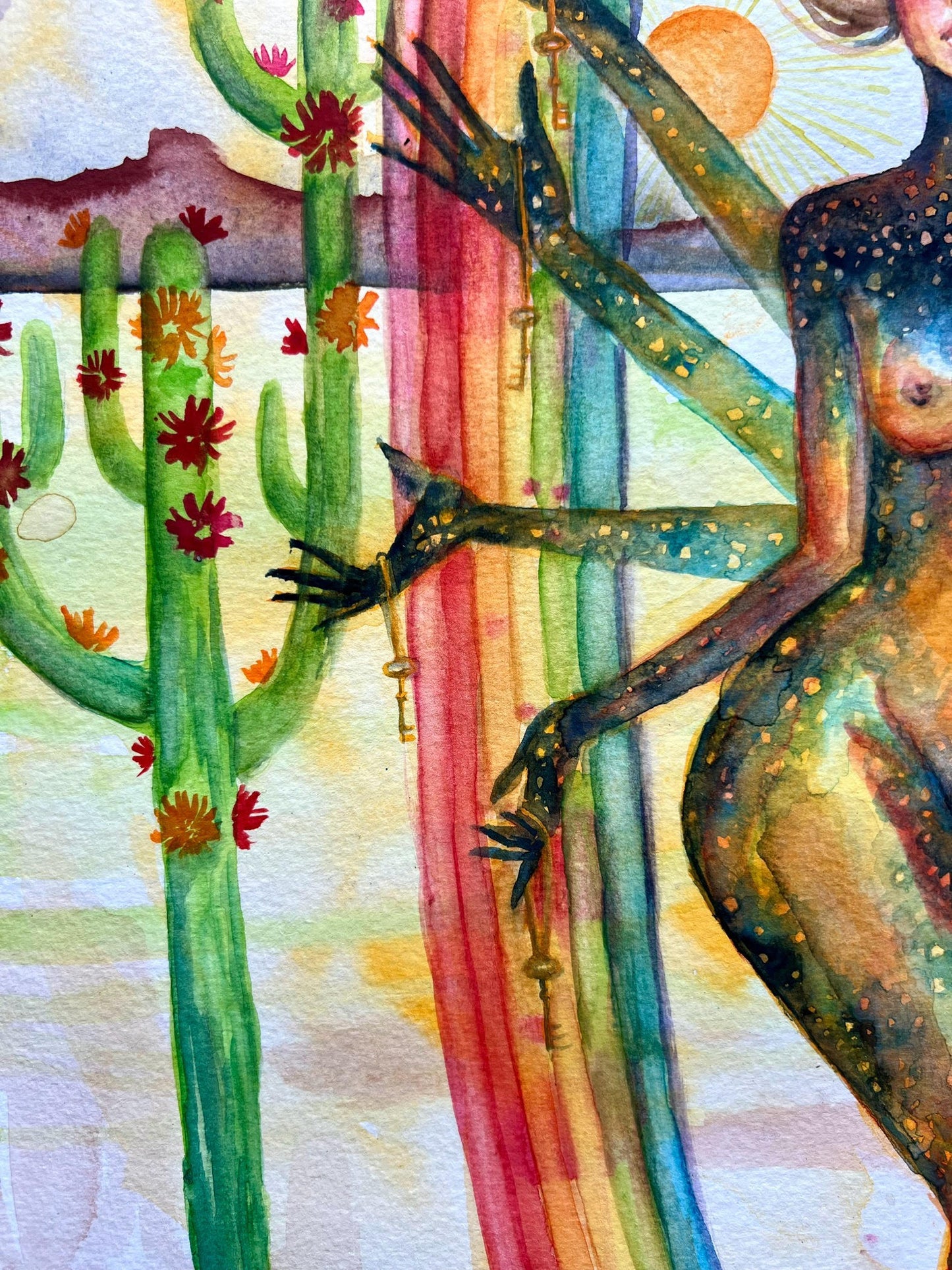 Original Watercolor Painting: Universal Truth