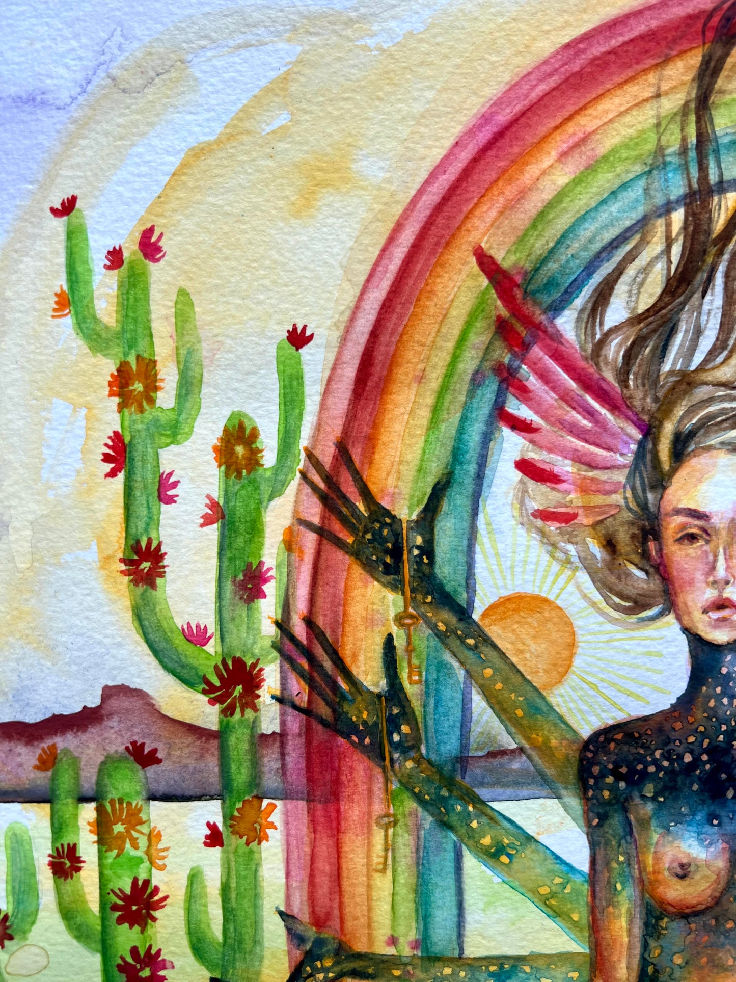 Original Watercolor Painting: Universal Truth