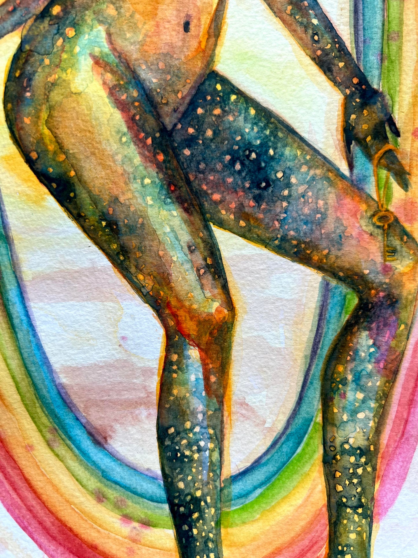 Original Watercolor Painting: Universal Truth