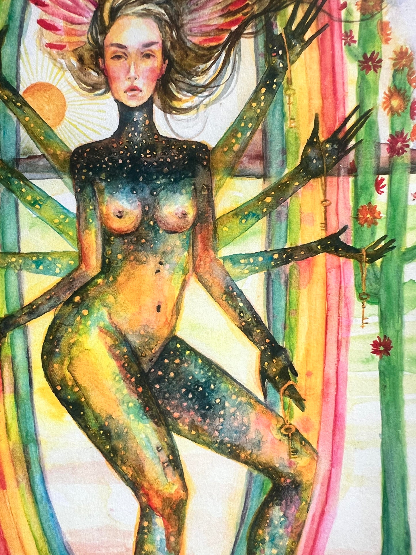 Original watercolor print: Universal Truth