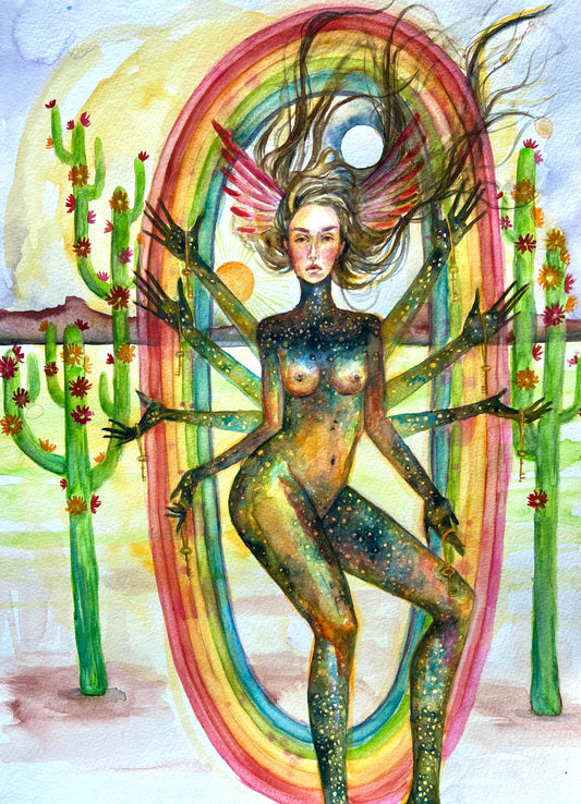 Original Watercolor Painting: Universal Truth