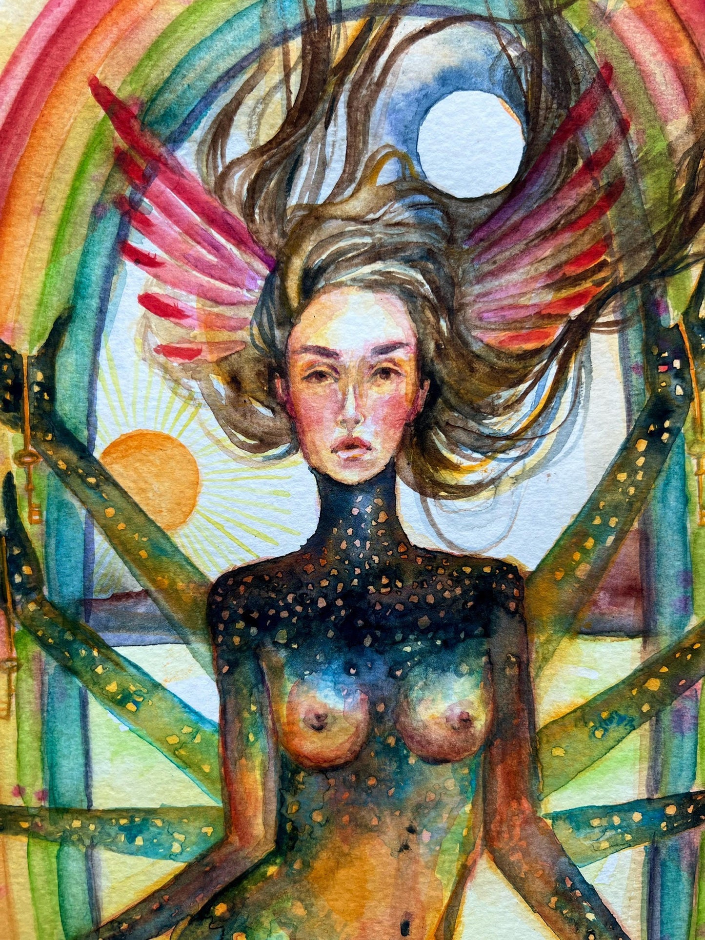 Original Watercolor Painting: Universal Truth