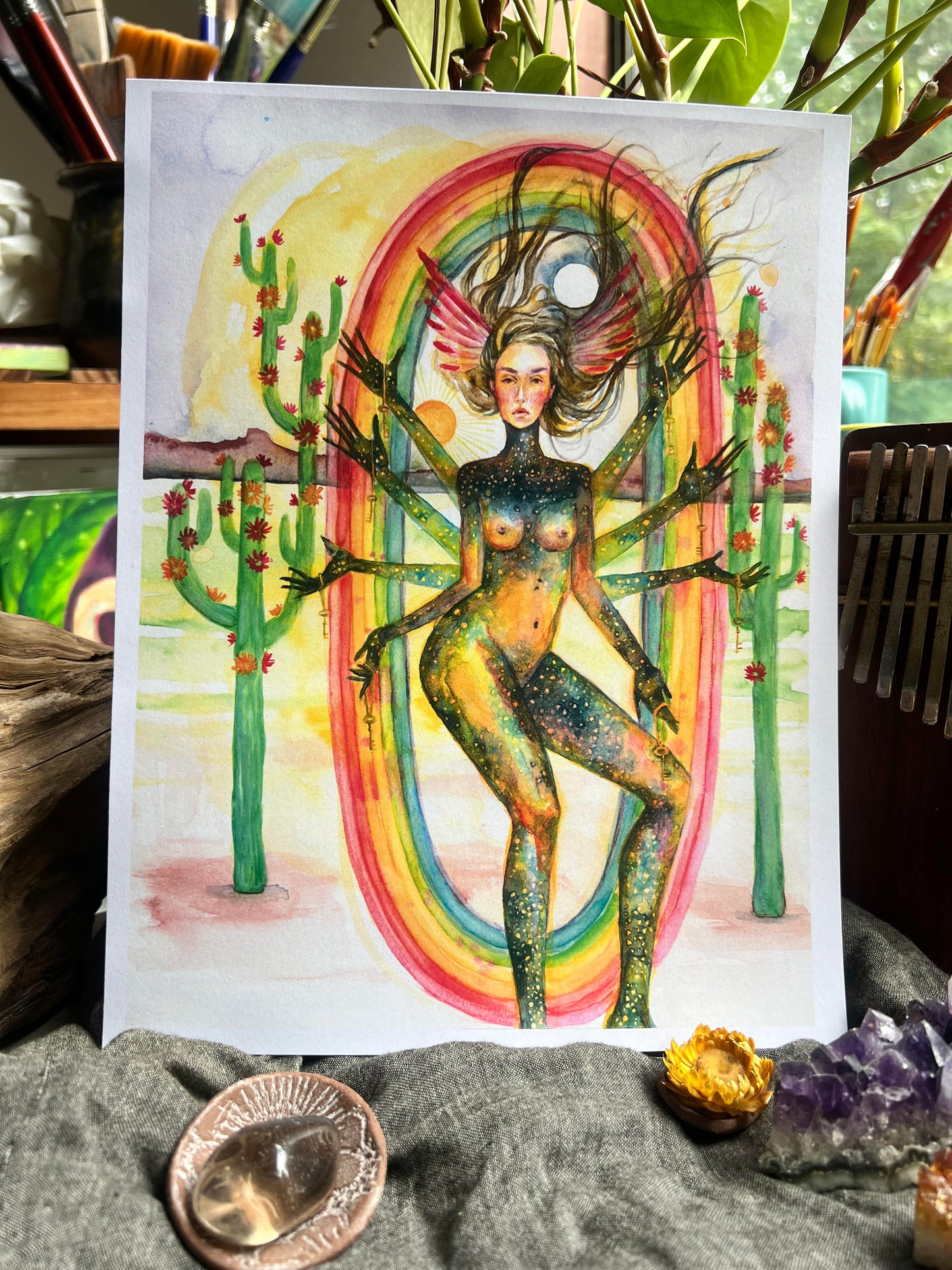 Original watercolor print: Universal Truth