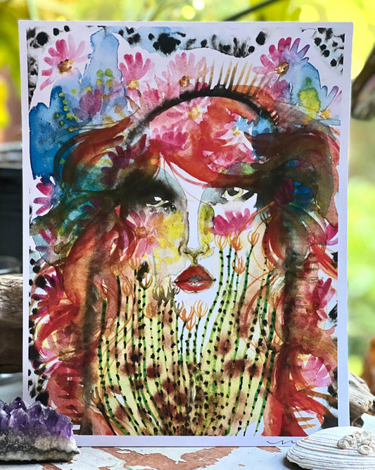 Rewilding (original art print)