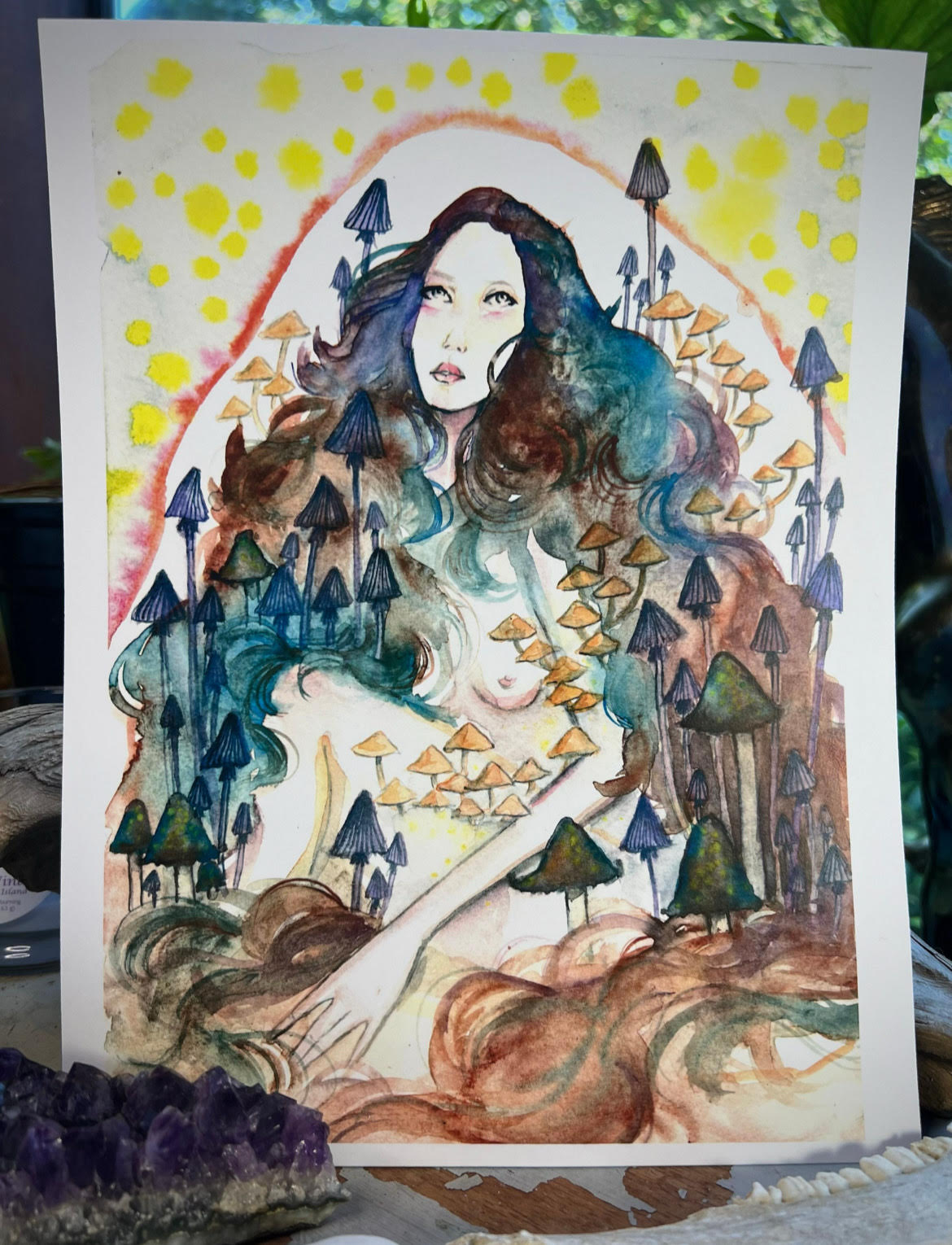 Forest Blessing print (original art print)