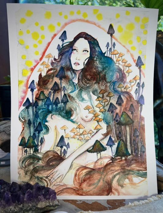 Forest Blessing print (original art print)