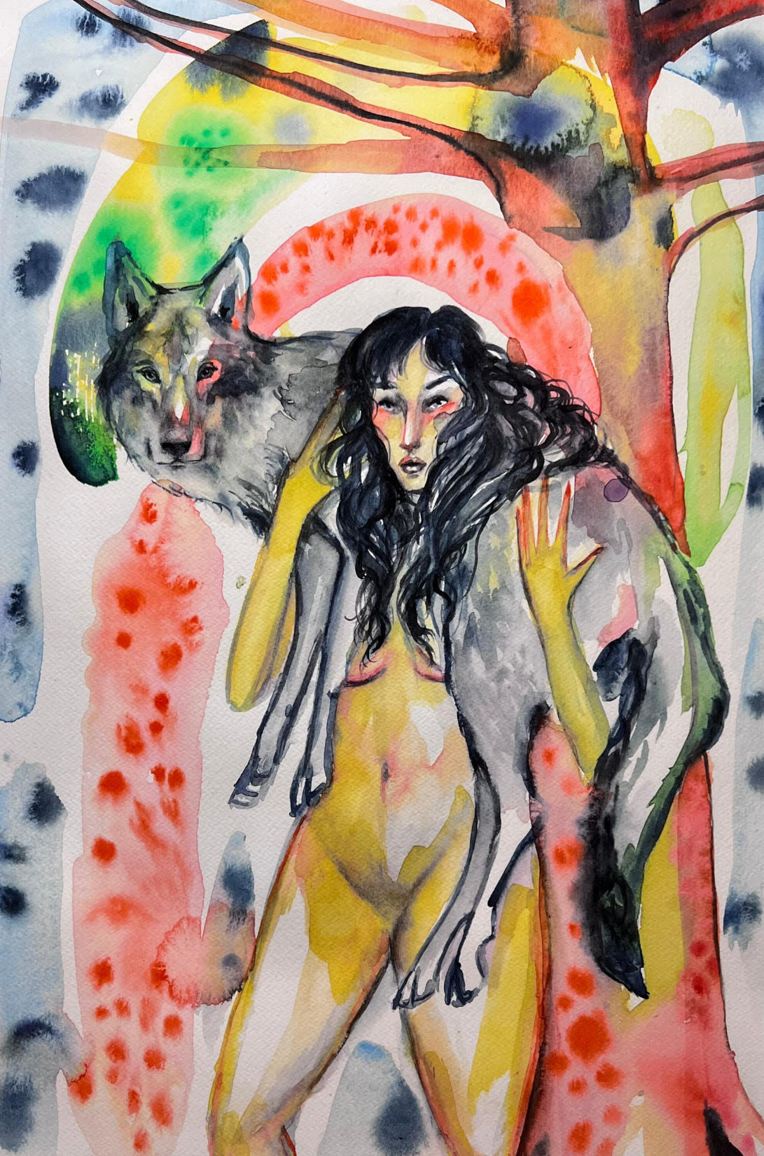 Instinctual Harmony (original art giclee print)
