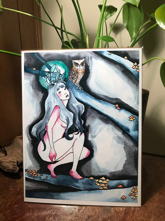 Forest Fae (original art print)