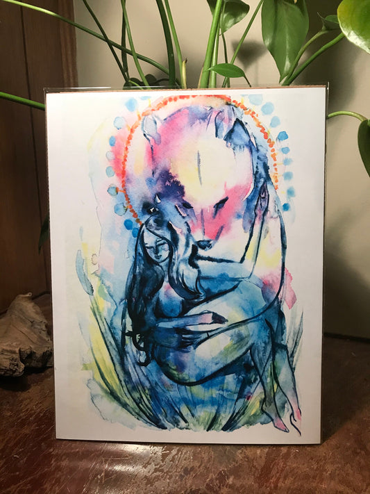 The Bears Embrace (original art print)