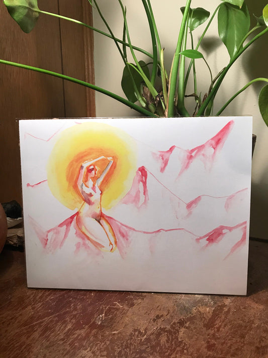 I Rise I Shine (original art print)