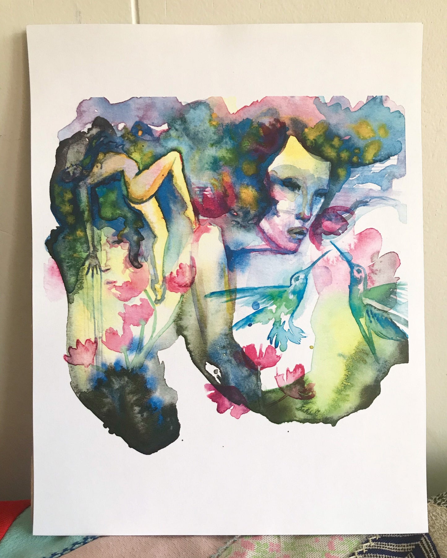 The Sweetest Nectar (original art print)
