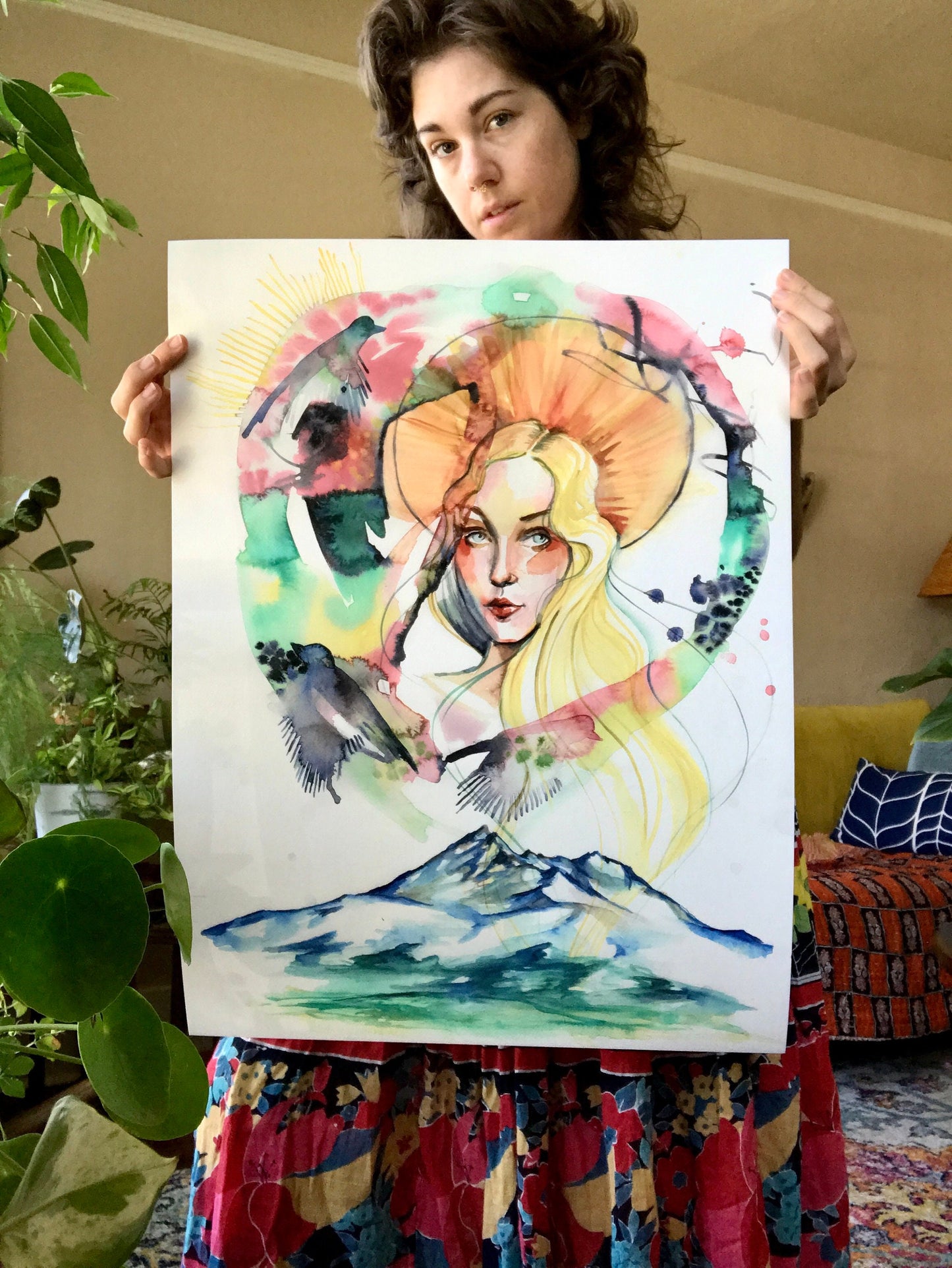 The Summit (original art Giclee print)