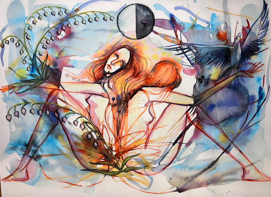 In Equal Measures (original art giclee print)