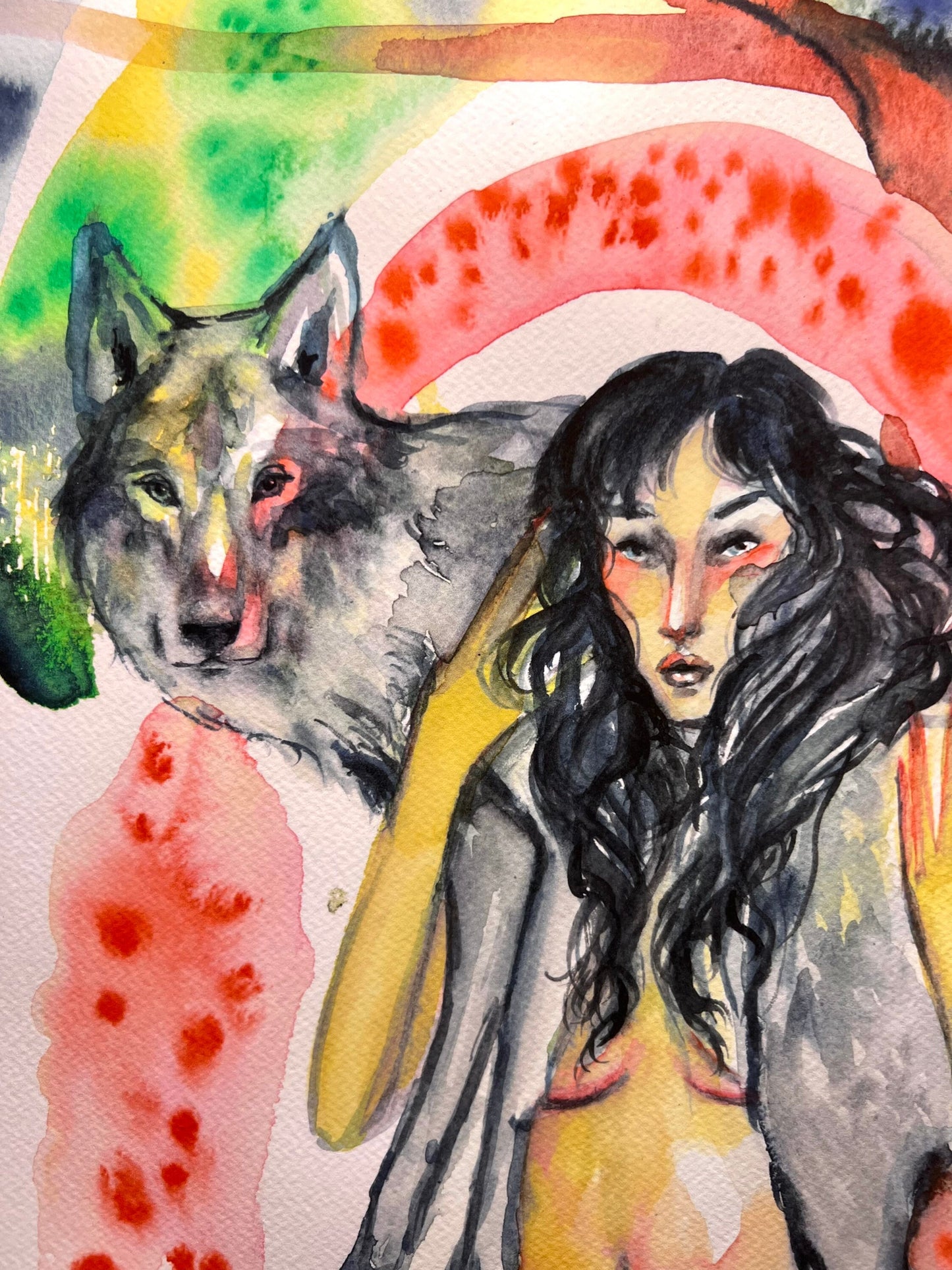 Instinctual Harmony (original art giclee print)