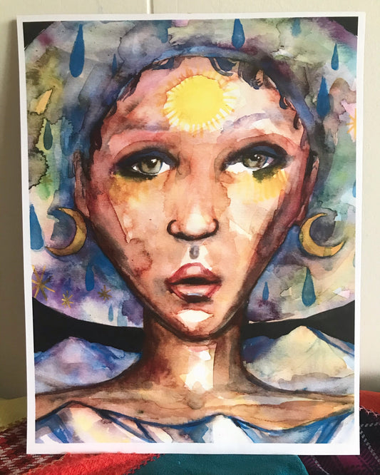 I Am The Sky (original art print)