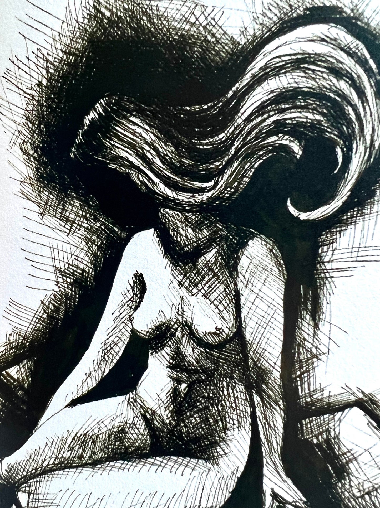 Finding Myself (original art print)