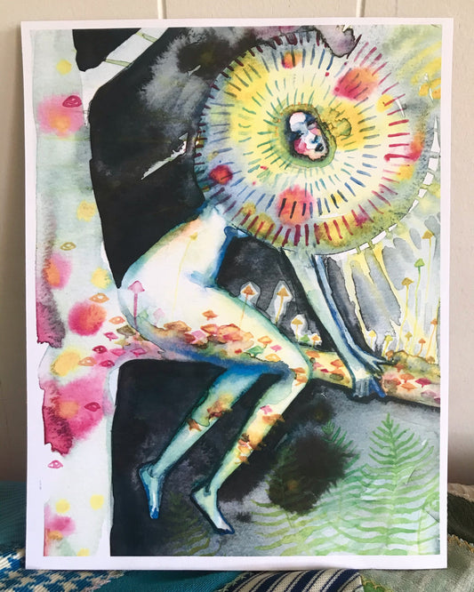 The Forest (original watercolor print)