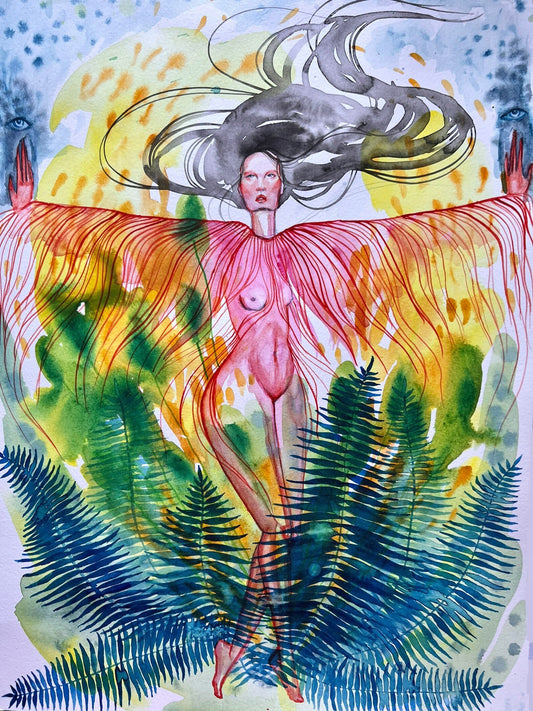 Winds Of Change 12x16 (original art Giclee print)
