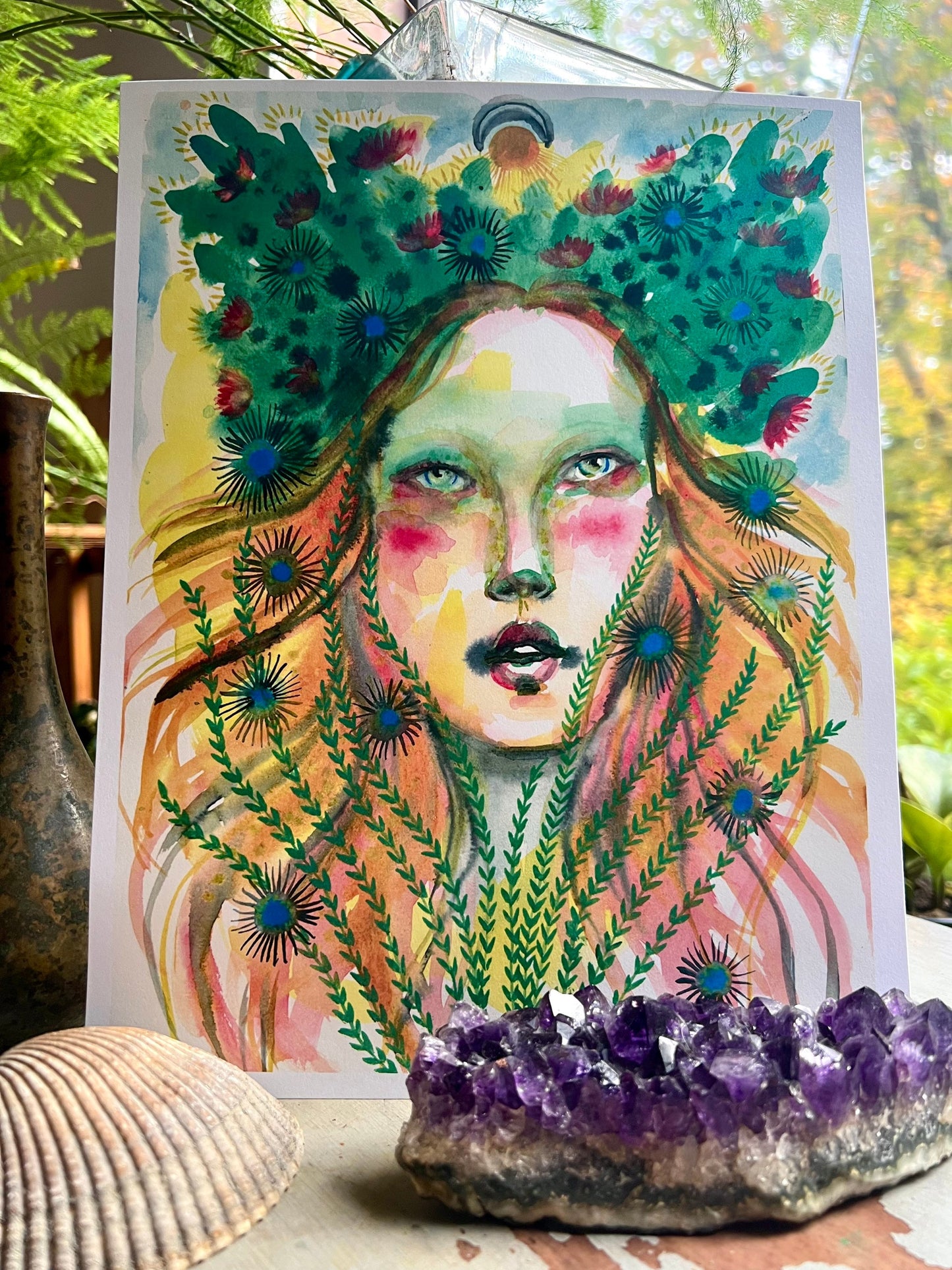 Shekinah (original watercolor art 8.5x11 print)