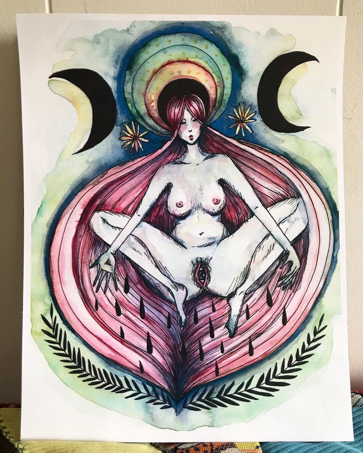 Lunar Intuition 8.5x11 print (original art)