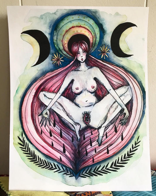 Lunar Intuition 8.5x11 print (original art)