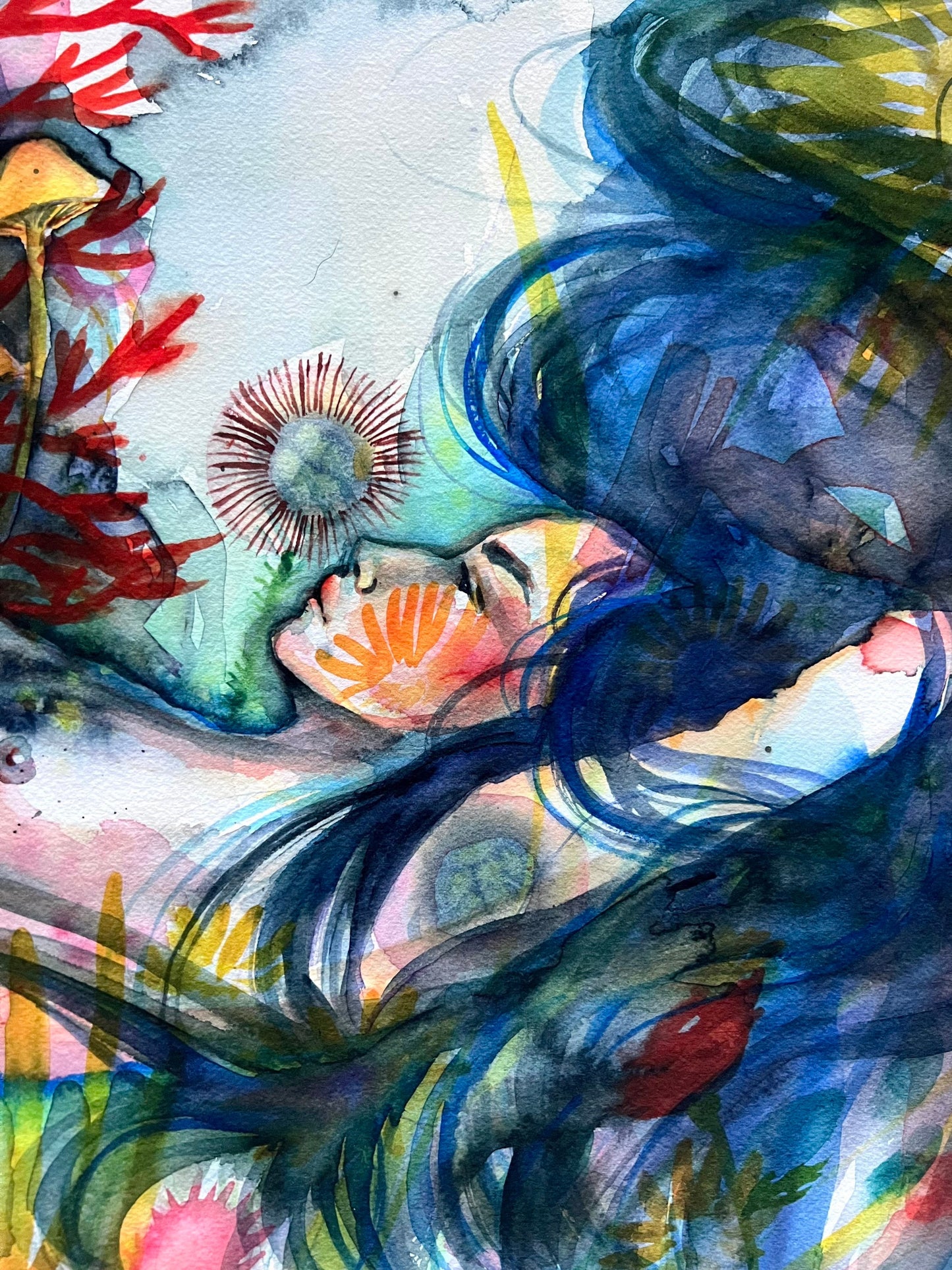 Original art giclee print: Of Land And Sea