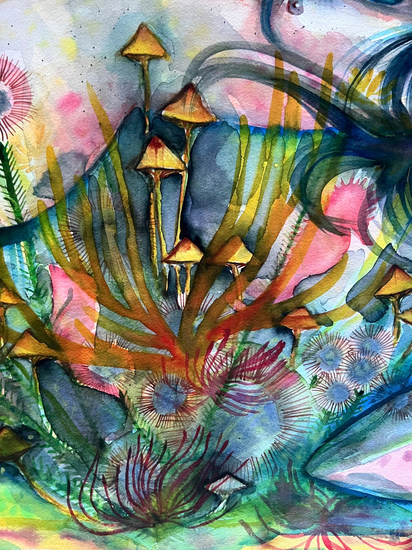 Original art giclee print: Of Land And Sea
