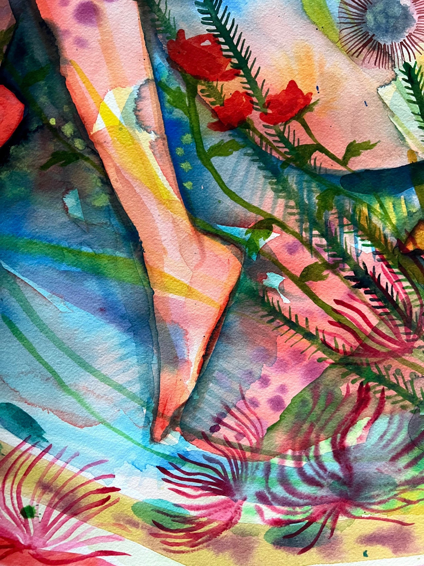 Original art giclee print: Of Land And Sea