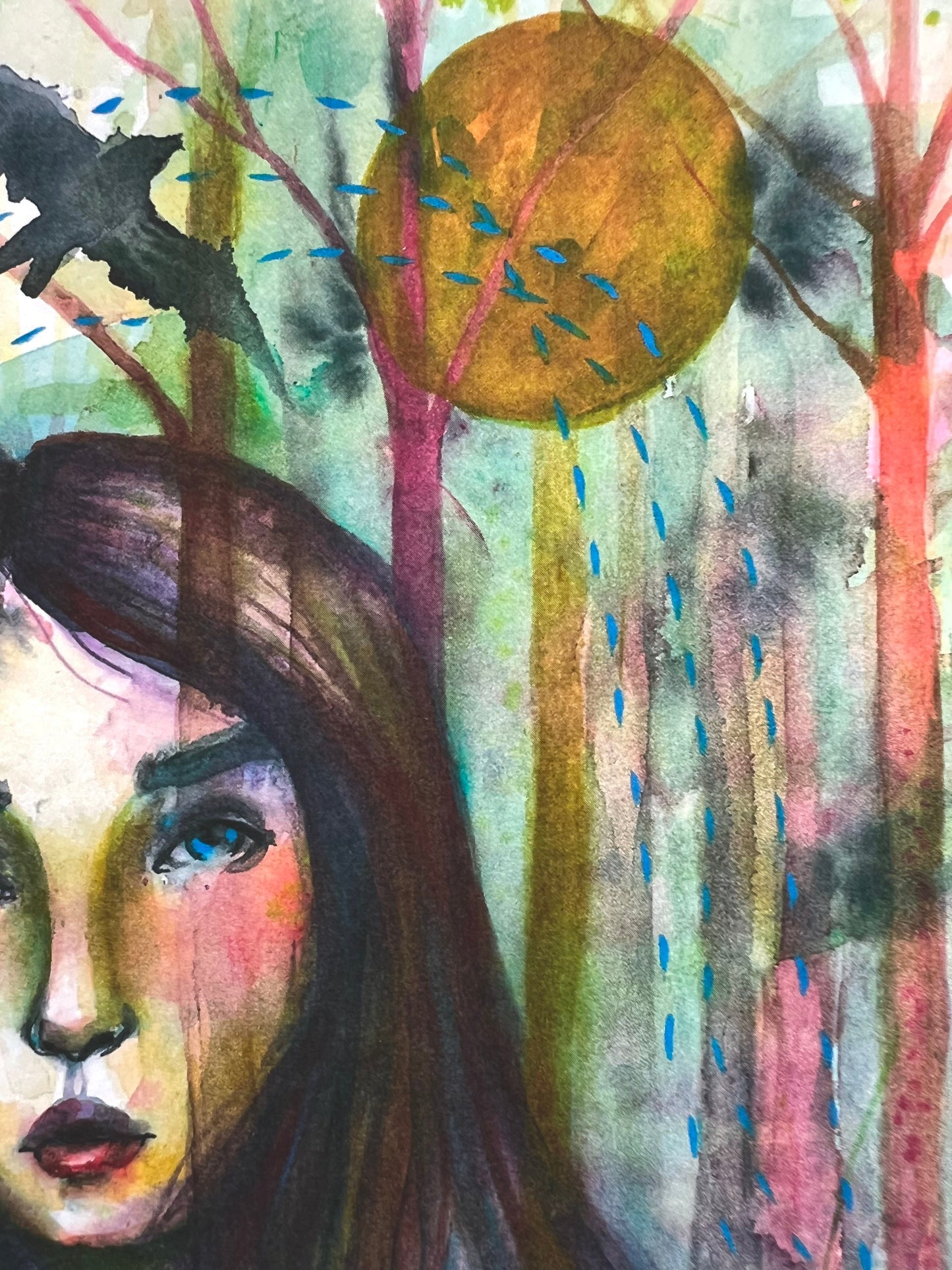 Original art print: The Pine Forest 8.5x11