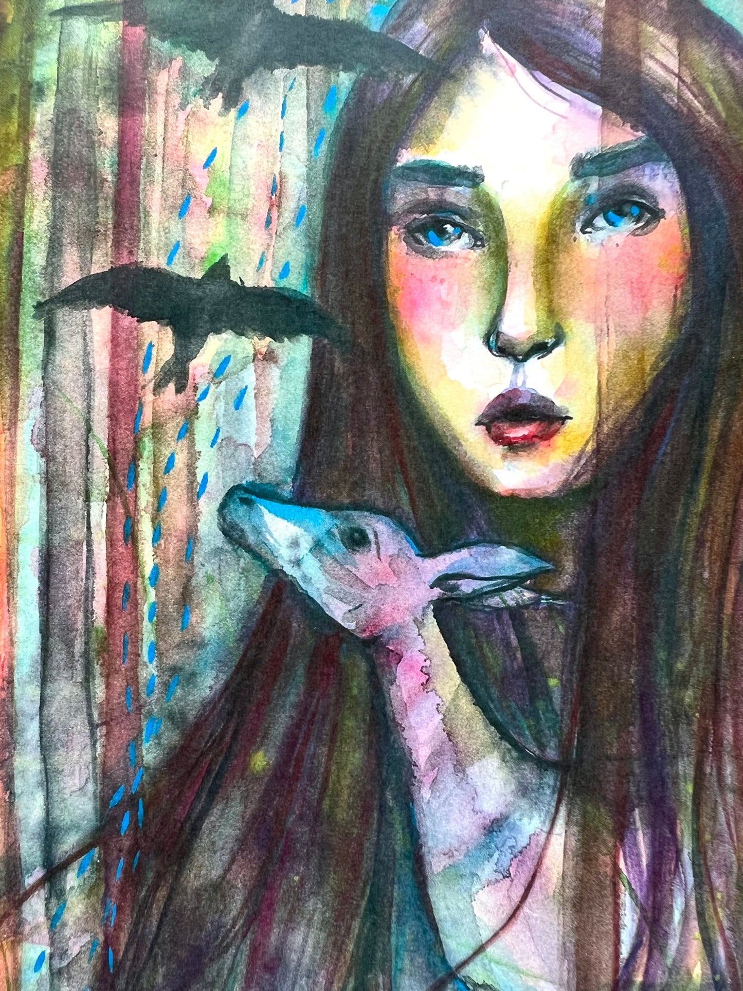 Original art print: The Pine Forest 8.5x11