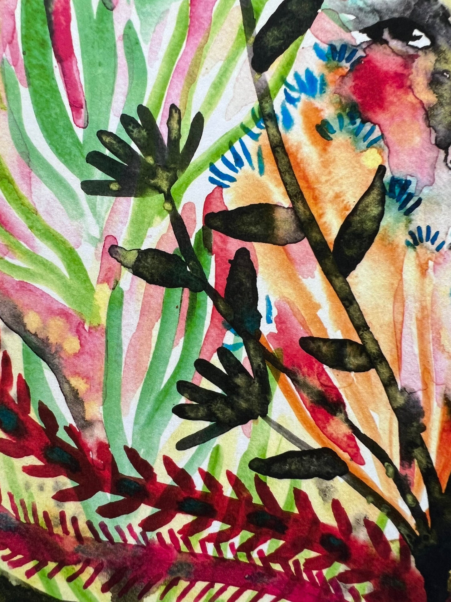 Original watercolor print: Heirloom Seeds