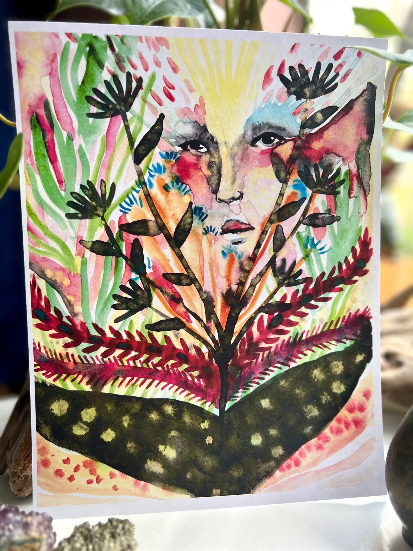 Original watercolor print: Heirloom Seeds